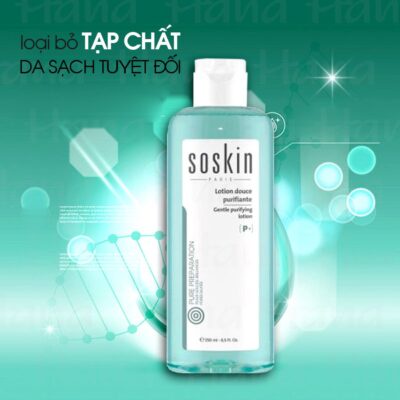 Nước cân bằng diệt khuẩn se khít lỗ chân lông Soskin Gentle Purifying Lotion 250ml