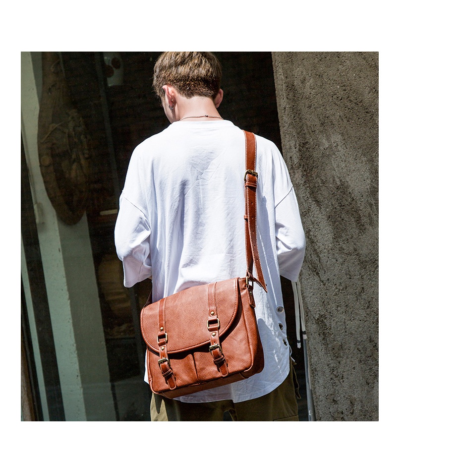 Túi đeo chéo nam đa chức năng thời trang cao cấp phong cách mới