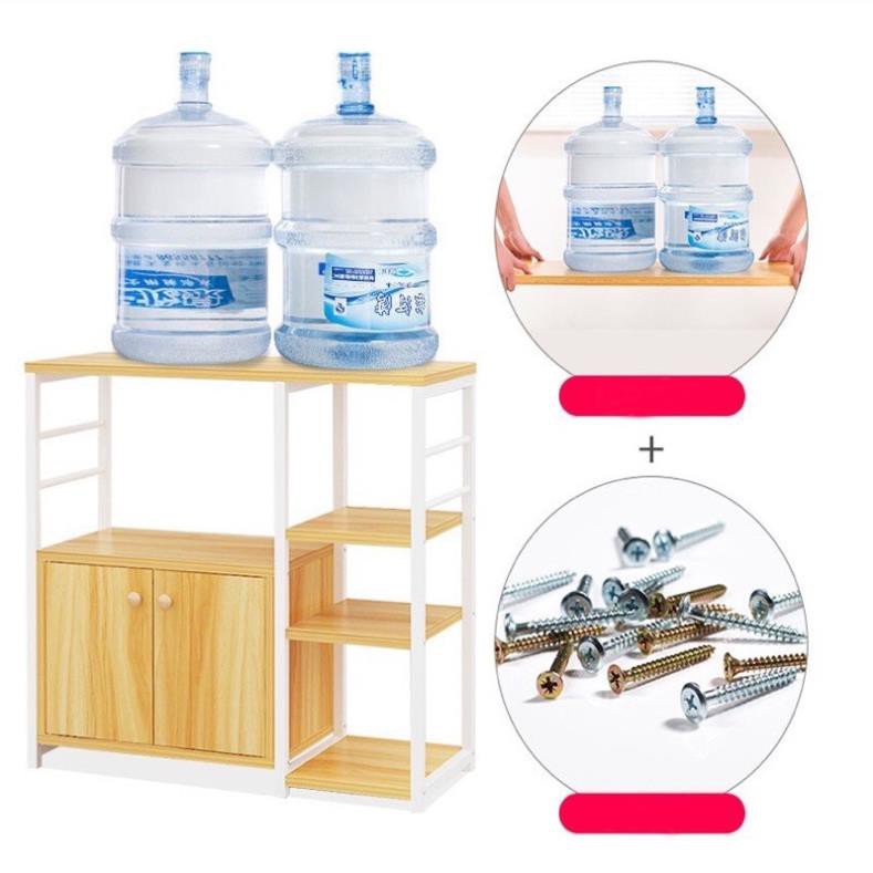 👉🆘FREESHIP👌 KỆ BẾP - KỆ ĐỂ LÒ VI SÓNG 4 NGĂN KÈM NGĂN KÉO | BigBuy360 - bigbuy360.vn