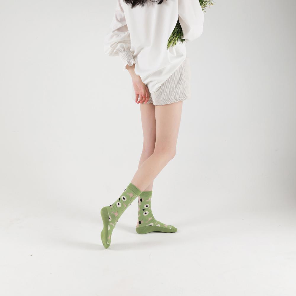 Vớ Lưới Siêu Mỏng Họa Tiết Hoa Lớn Ngọt Ngào Cho Nữ