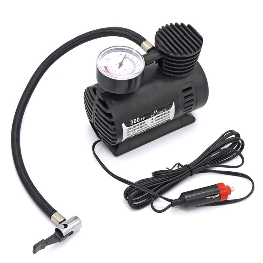 Máy nén khí tự động 12V dùng bơm lốp xe hơi tiện dụng