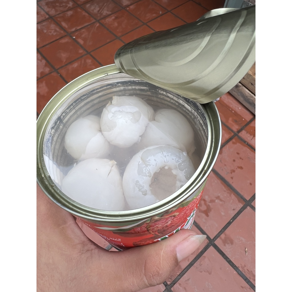 Vải Thiều Ngâm Nước Đường Đóng Lon 565g - NGỌC HÀ