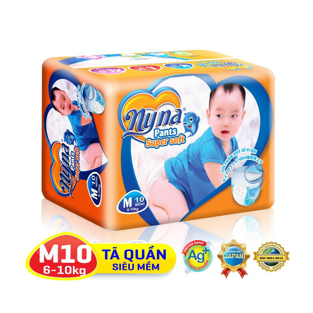 Tã quần Nyna GIÁ SIÊU RẺ M10/L9/XL8