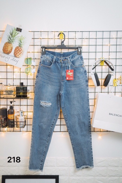 Quần Baggy Jean rách xước (100% ảnh thật)