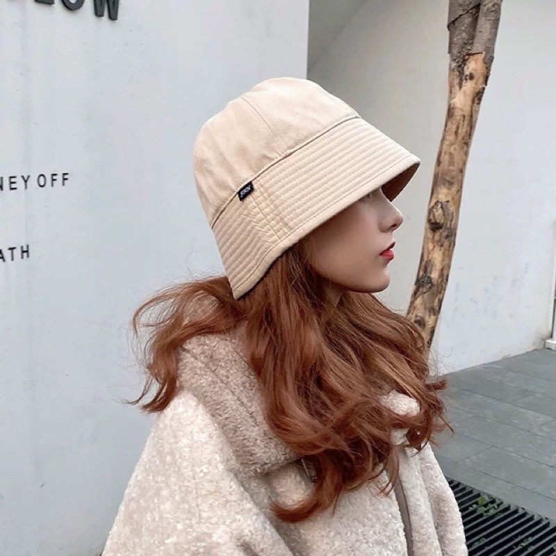 Nón bucket trơn vành cụp nhiều màu phong cách ulzzang siêu hot