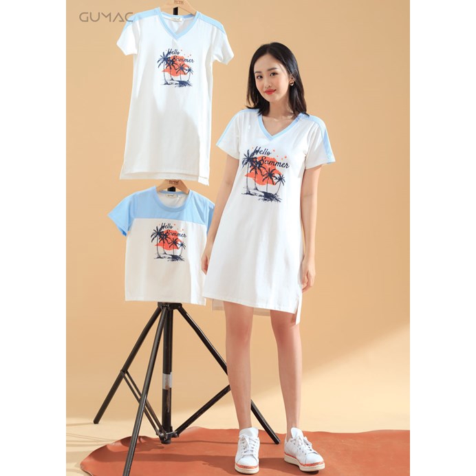 [Mã MABR07062 giảm 8% tối đa 50K đơn từ 249K] Đầm phối Hello summer DKA759 GUMAC | BigBuy360 - bigbuy360.vn