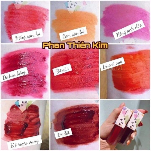 Son BERRY TINT - Gy trần. Combo thủ đức