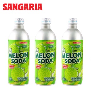 COMBO 3 CHAI SODA SANGARIA 500ML DƯA LƯỚI NHẬT BẢN