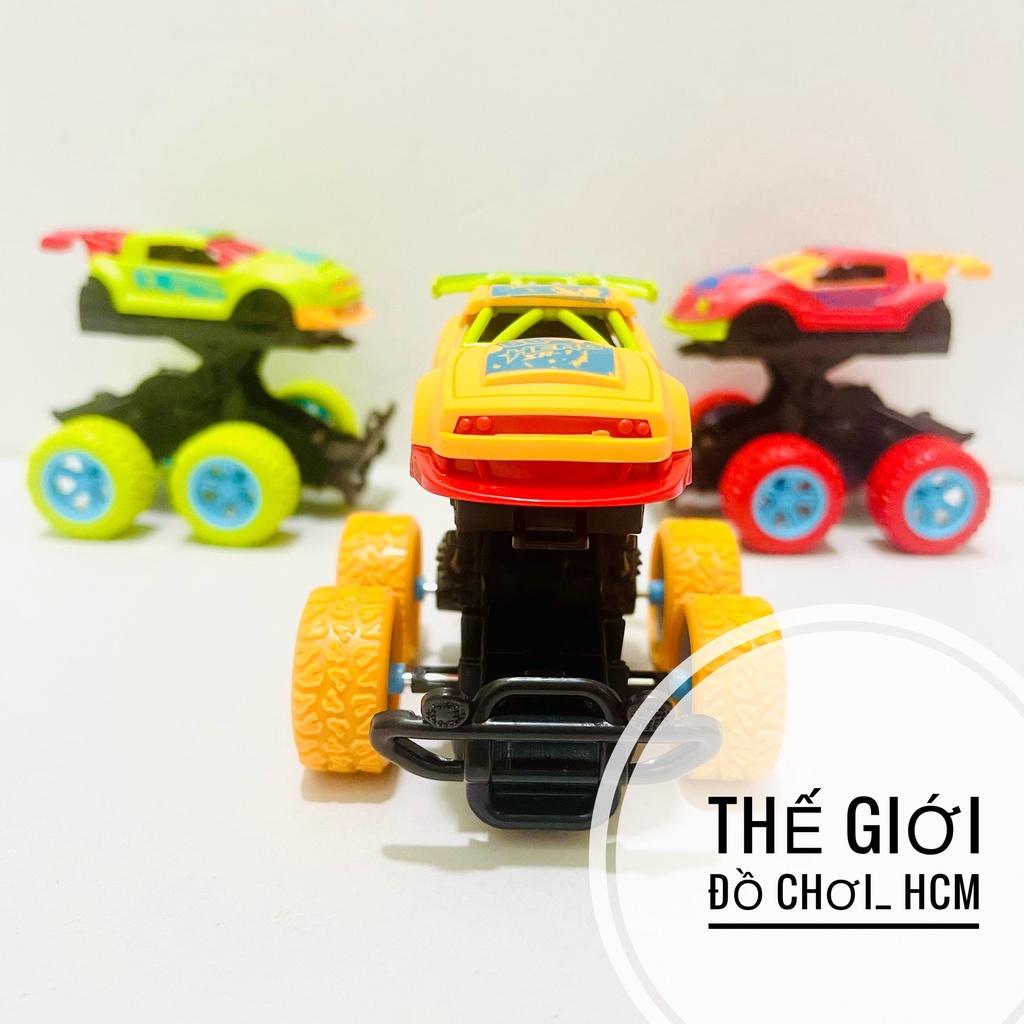 [HOT- ĐẨY ĐÀ SIÊU MƯỢT] Đồ chơi Xe ô tô địa hình quán tính chạy bánh đà không cần pin, xe trớn cho bé thích mô hình xe