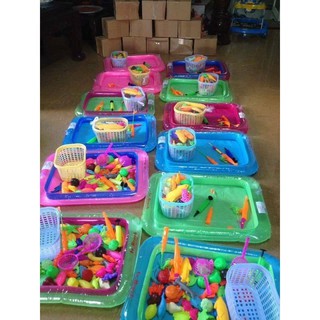 Bộ đồ chơi câu cá cho bé (bể phao)
