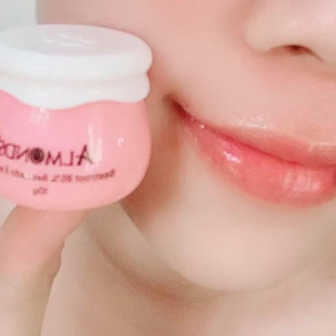 Bộ đôi dưỡng môi ALMONDS sáp dưỡng hồng mềm môi và tẩy da chết