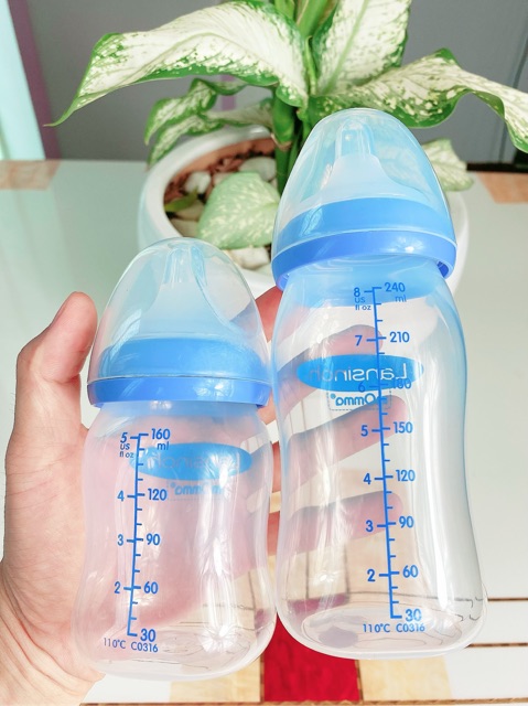 Bình sữa Lansinoh Momma cho bé 160ml và 240ml