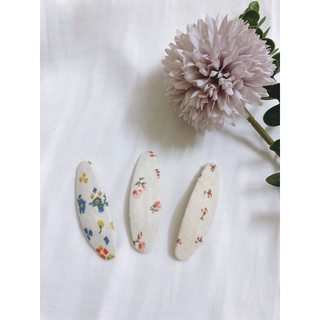 Kẹp tóc bọc vải handmade hoa nhiều mẫu