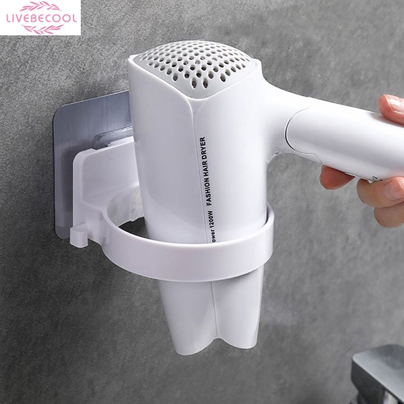 Giá Đỡ Máy Sấy Tóc Gắn Tường Bằng Abs Chất Lượng Cao Tiện Dụng Cho Phòng Tắm