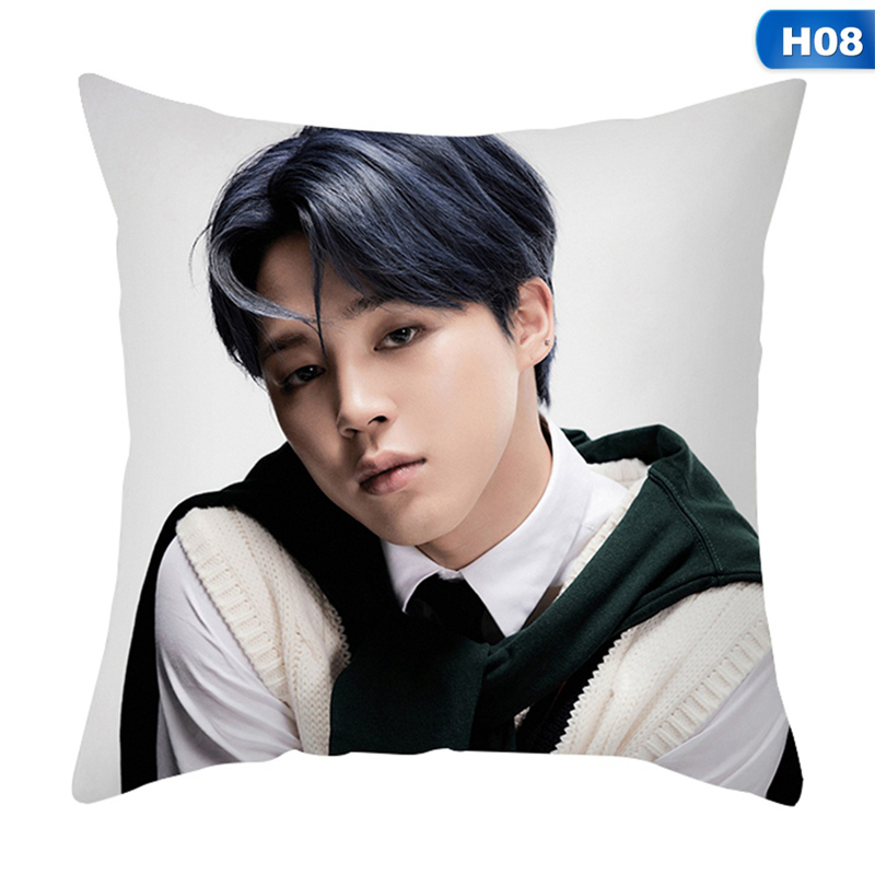 Flowersqueen Vỏ Gối In Hình Thành Viên Nhóm Nhạc BTS Độc Đáo