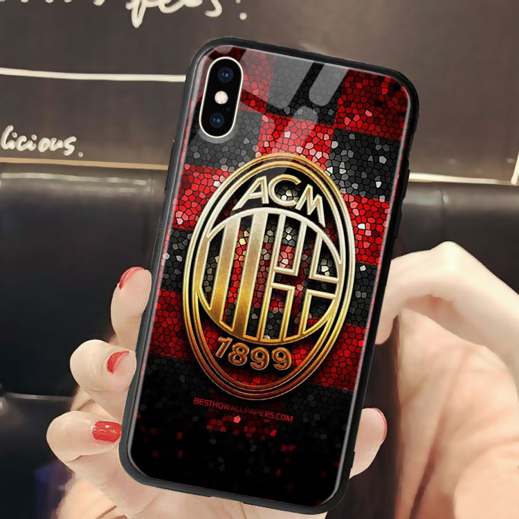 Ốp Cao Cấp In Hình ACMilan NIXON Iphone 6S/6S Plus/7/7Plus/8/8Plus/X/Xs/Xs Max/11/11 Promax/12/12 Promax