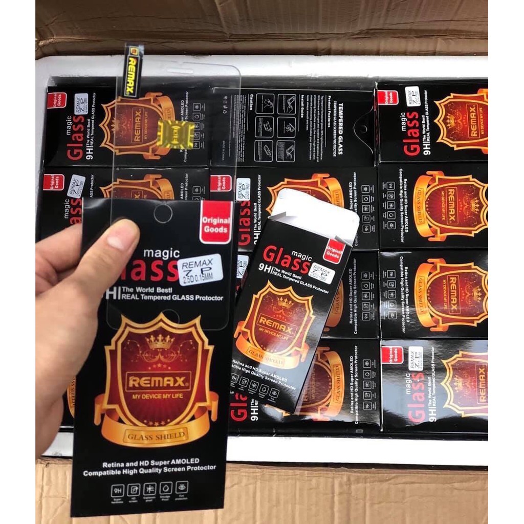 cường lực iphone remax (có tem chống hàng giả)