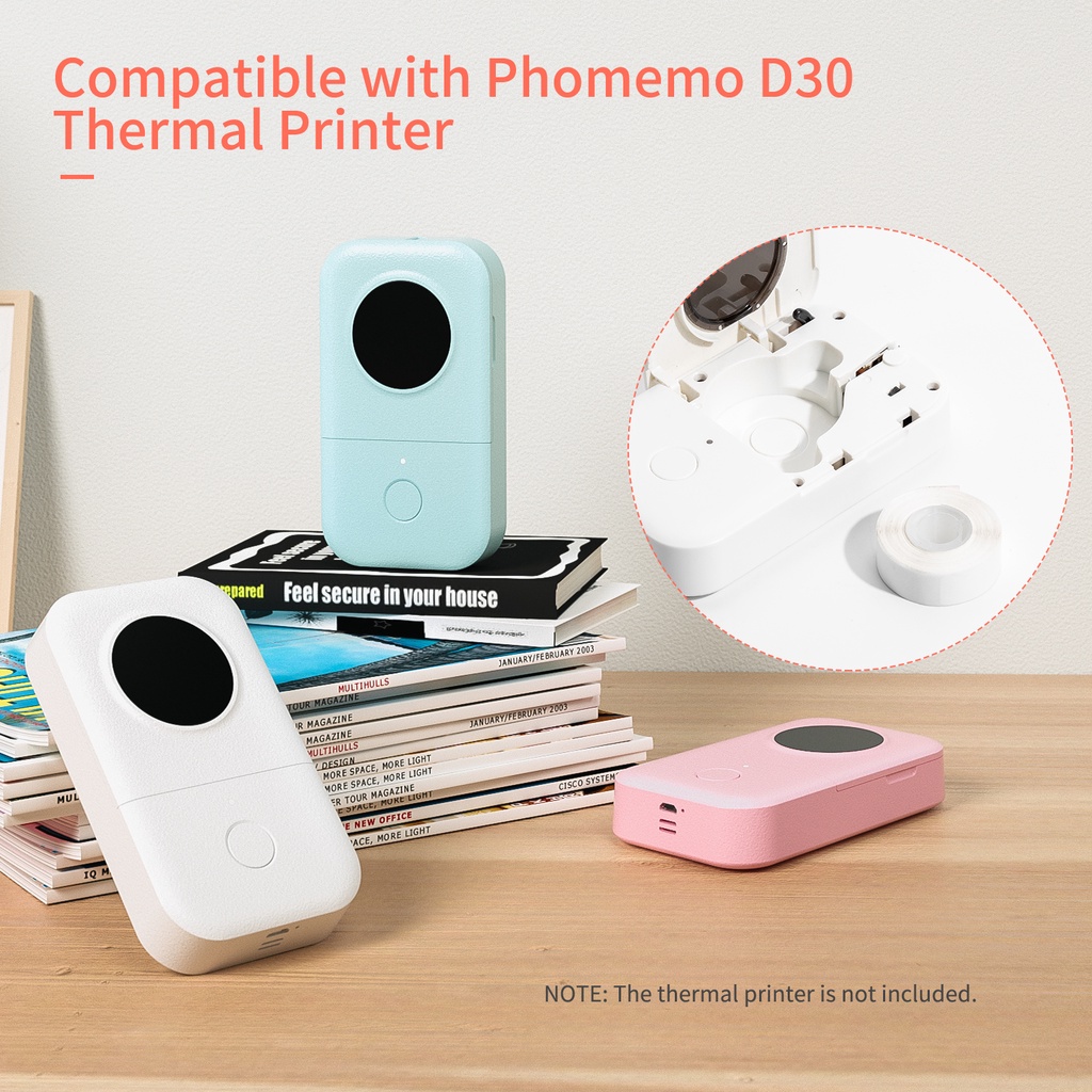 Chính hãng Máy In Nhiệt Mini in tem nhãn Phomemo D30, Q30, Q30s, Niimbot D11, D110, D101 kết nối không dây Bluetooth
