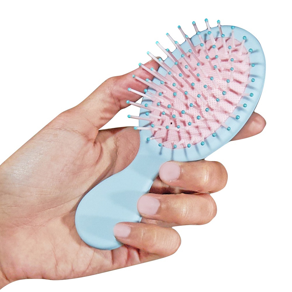 [Tặng cột tóc] Lược chải tóc Miniso nhỏ gọn xinh xắn giúp tóc mềm mượt - Giao màu ngẫu nhiên