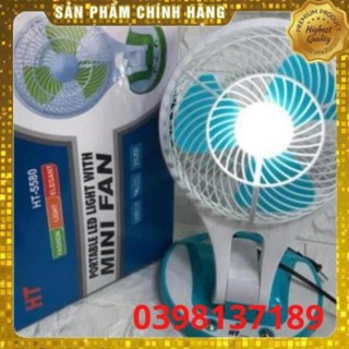 Quạt tích điện mini để  bàn LY 5580