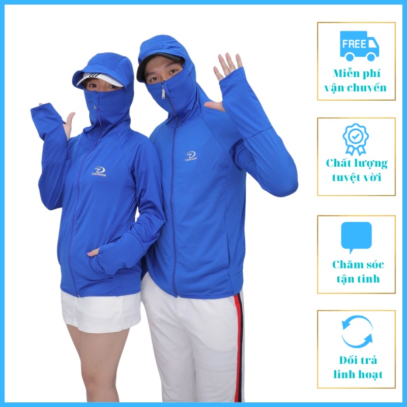 Áo Chống Nắng Nữ Dáng Dài Liền Thân 2 Lớp Áo Chống Nắng Nam Nữ 22