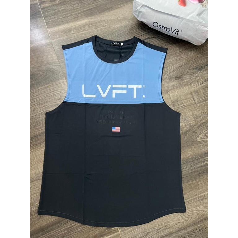 [Có bảo hành] [Ảnh thật] Áo tanktop tập gym hãng LVFT đá bóng đi bơi thể thao thoáng mát co dãn tối đa