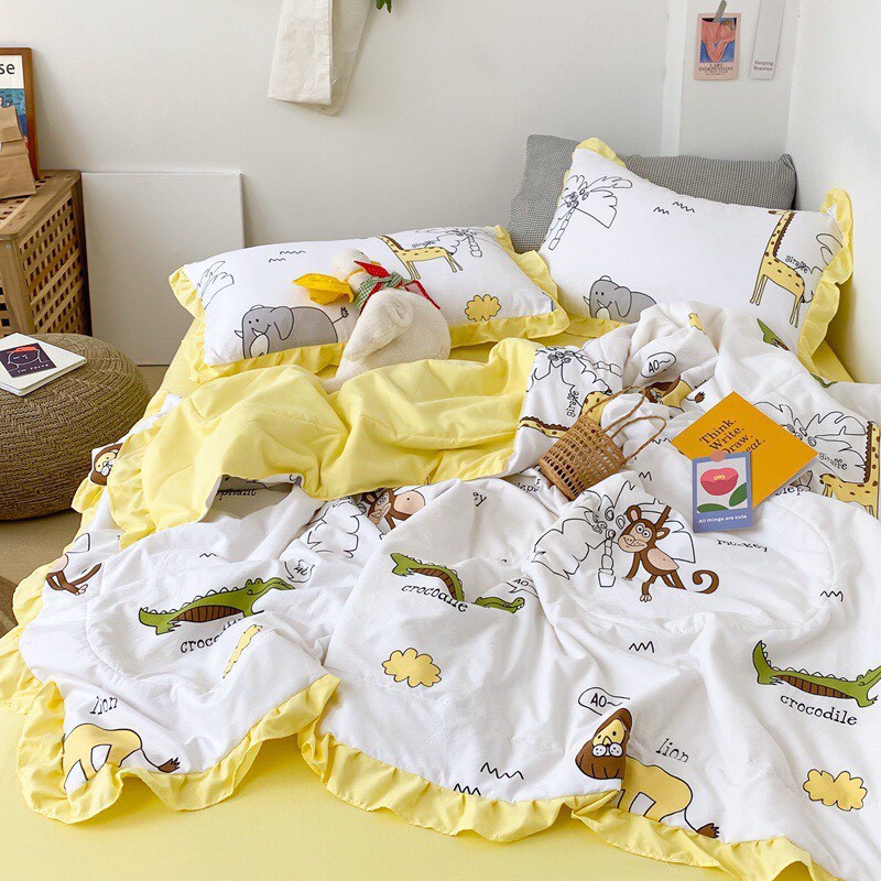 Set đũi chăn trần mùa hè