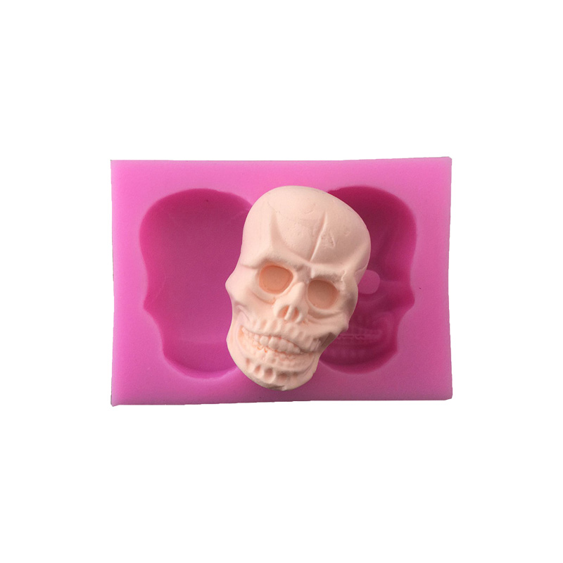 Khuôn silicone làm bánh tạo hình đầu lâu độc đáo
