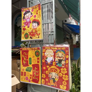 DECAL TRANG TRÍ TẾT