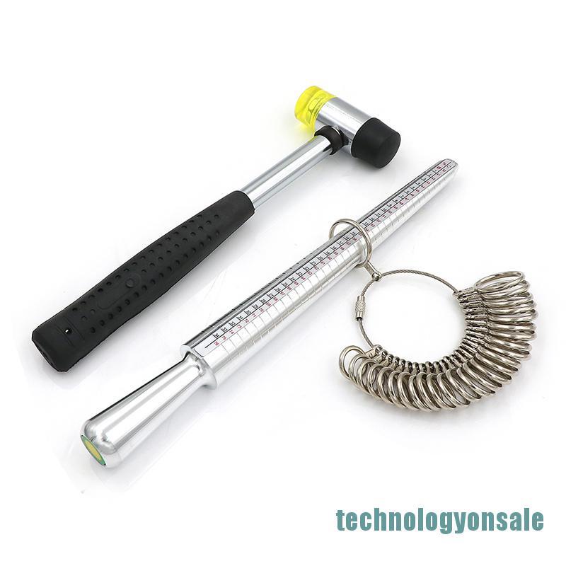 Trục gá kim loại đo kích thước ngón tay làm nhẫn