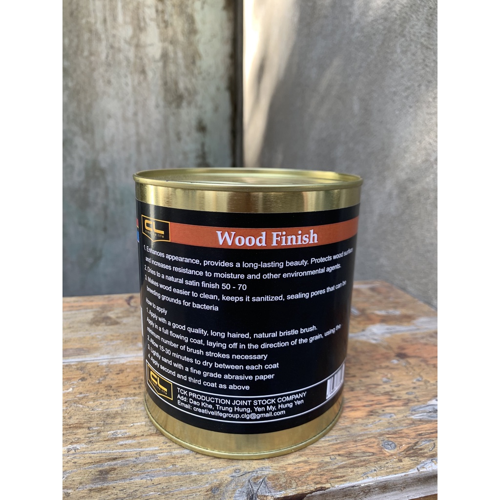 Wood finish Sơn phủ chống nước - bóng mờ - Sơn gỗ hoàn thiện