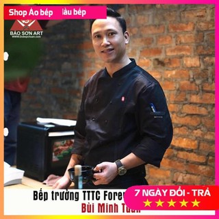 ÁO BẾP TRƯỞNG [Hàng cao cấp] - Bảo Sơn ART