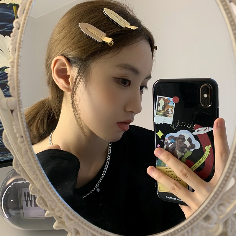 Kẹp tóc phong cách retro thời trang cho nữ