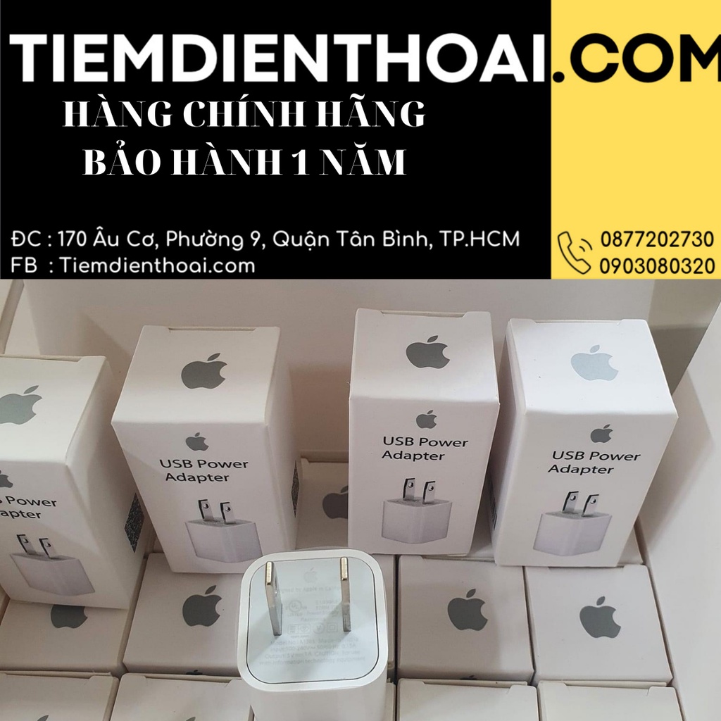 Củ sạc I.Phone cho cáp đầu USB như bóc máy