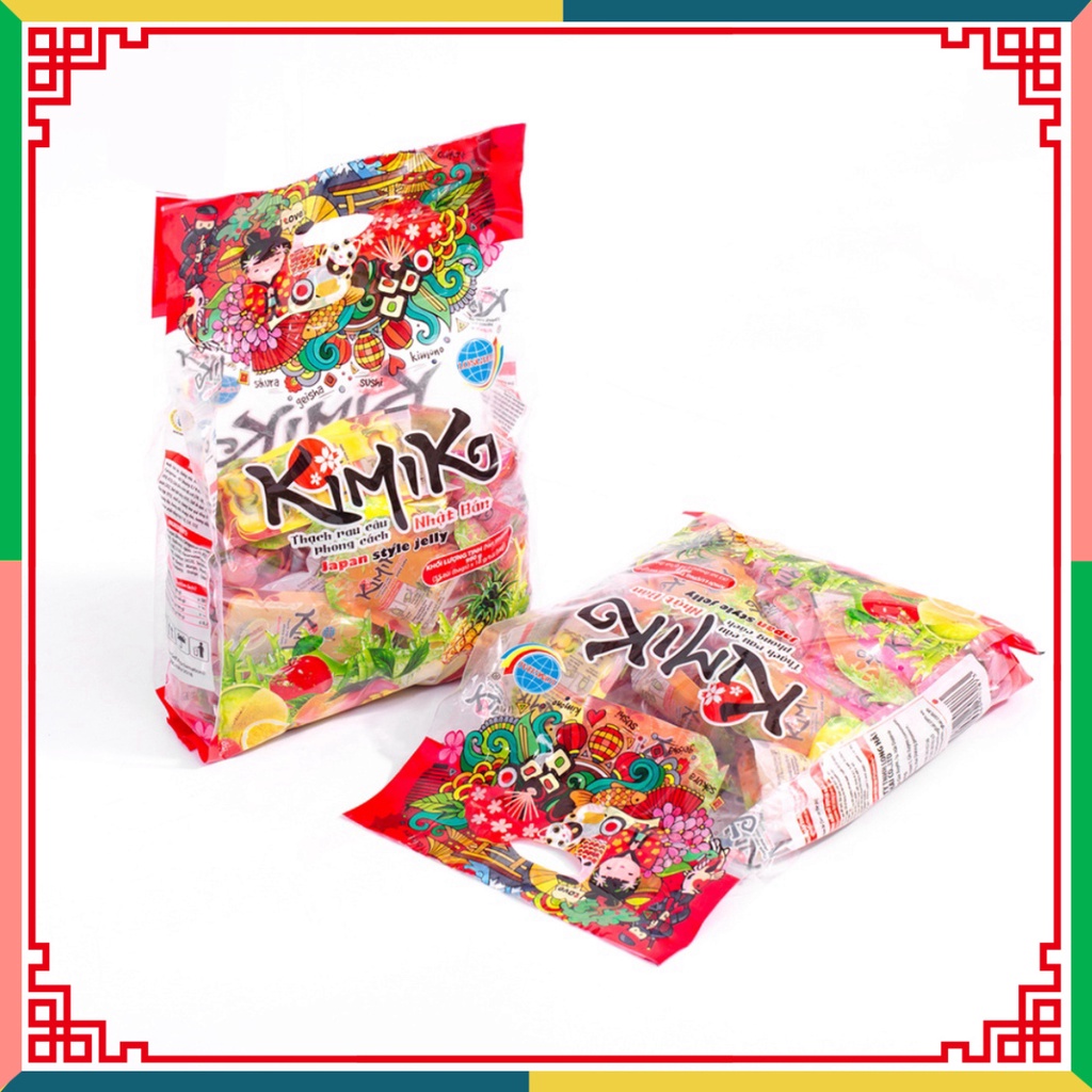 Thạch rau câu Long Hải phong thái Japan KIMIKO túi 990 g