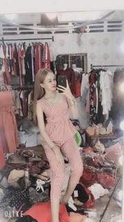 Set sọc caro công sở