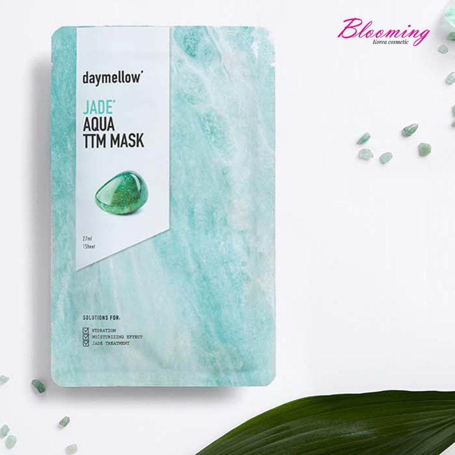 Mặt Miếng Cấp Ẩm, Tái Tạo và Làm Dịu Daymellow Jade Aqua TTM 27ml