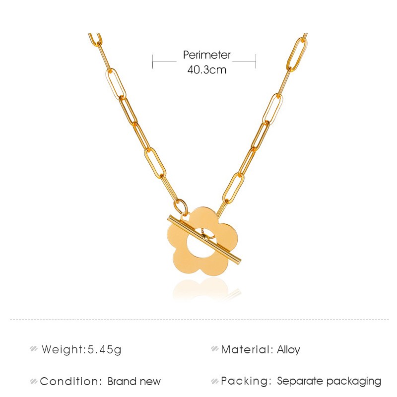 Dây chuyền hình hoa dễ thương đơn giản cho nữ giới