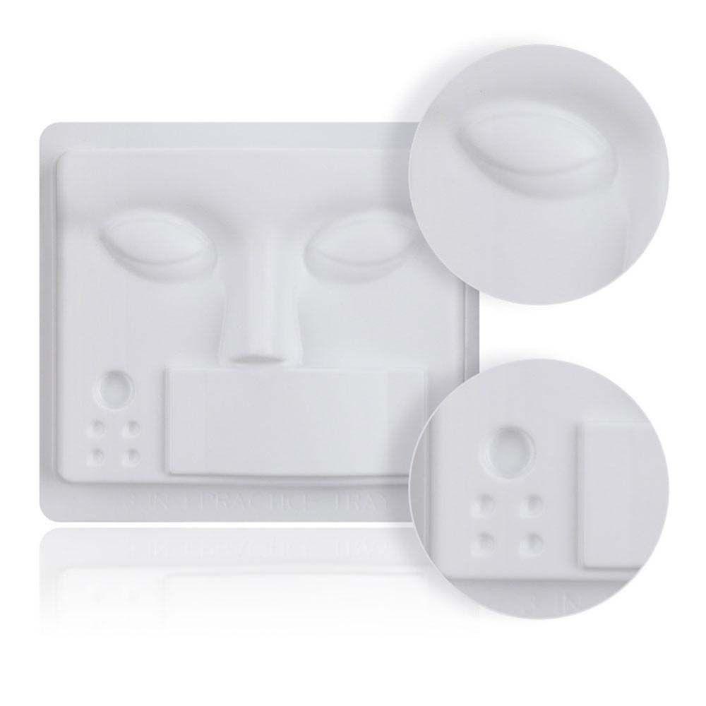 OCEANMAP Giá Đỡ Lông Mi Giả Màu Trắng Chuyên Dụng Cho Thực Hành Nối Mi