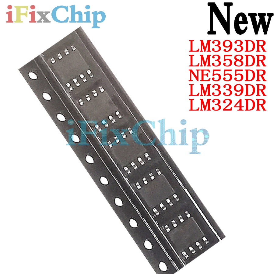 20 Phụ Kiện Mới LM393DR LM393 SOP LM393DT LM358DR LM358 NE555DR NE555 LM339DR LM339 LM324DR LM324 LM358DR2G Mới