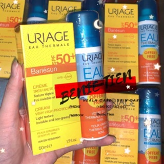 [BILL PHÁP] BỘ KEM CHỐNG NẮNG XỊT KHOÁNG URIGAGE