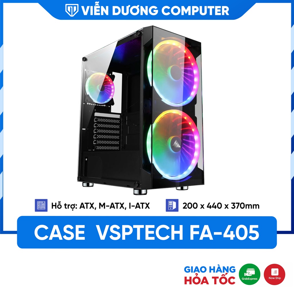Vỏ Case máy tính VSP 2876 / 2880 / FA-405 eSport Gaming Viễn Dương Computer