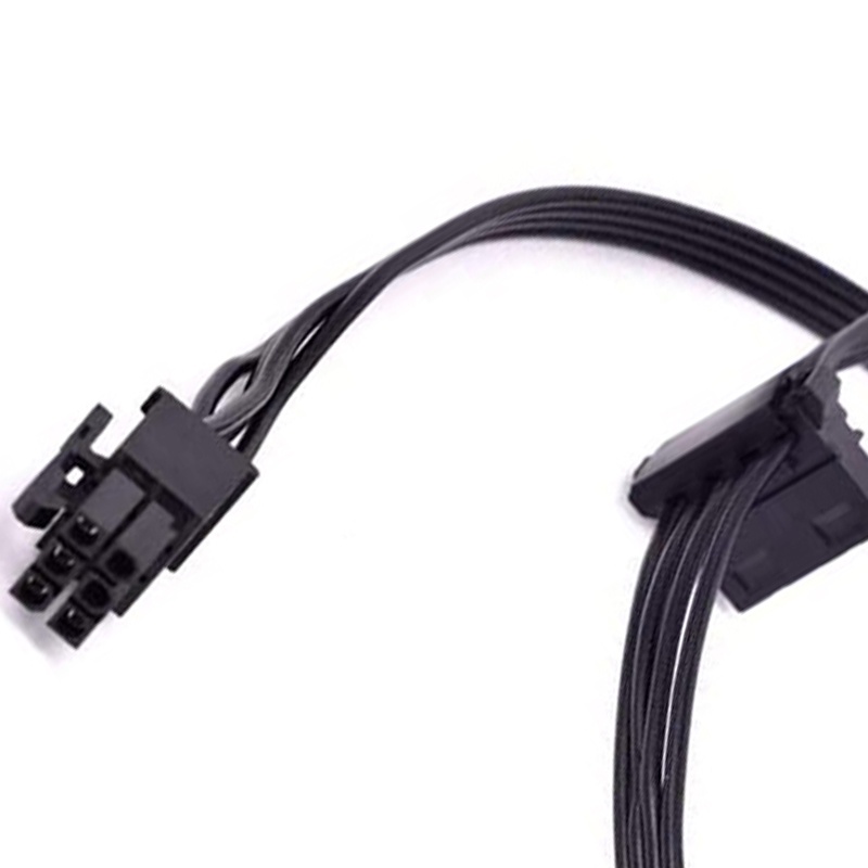 1 Dây Cáp Nguồn Pcie 6 Pin 1 Sang 3 Molex Ide Psu 4 Pin Cho Corsair Axi Series Ax1500I Ax1200I