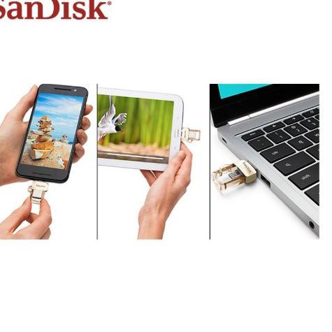 Thẻ Nhớ Sandisk Ultra Dual Drive M3.0 Otg 32gb 64gb 128gb Lên Đến 150mbps