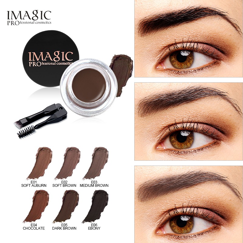 Bộ sản phẩm trang điểm IMAGIC gồm bút kẻ mắt + kem gel lông mày + Mascara 0.08g | BigBuy360 - bigbuy360.vn