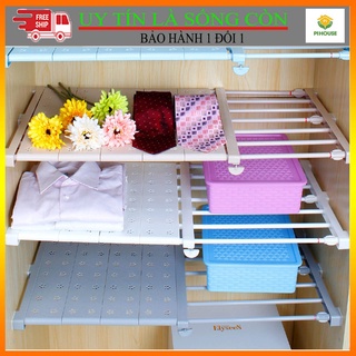 Kệ chia ngăn tủ quần áo, tủ bếp, giày dép tiện lợi, Vách ngăn đồ đa năng siêu tiện lợi