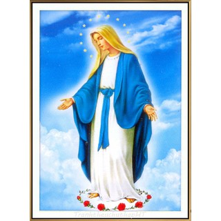 Tranh đính đá Đức Mẹ Maria 53x76cm VS098