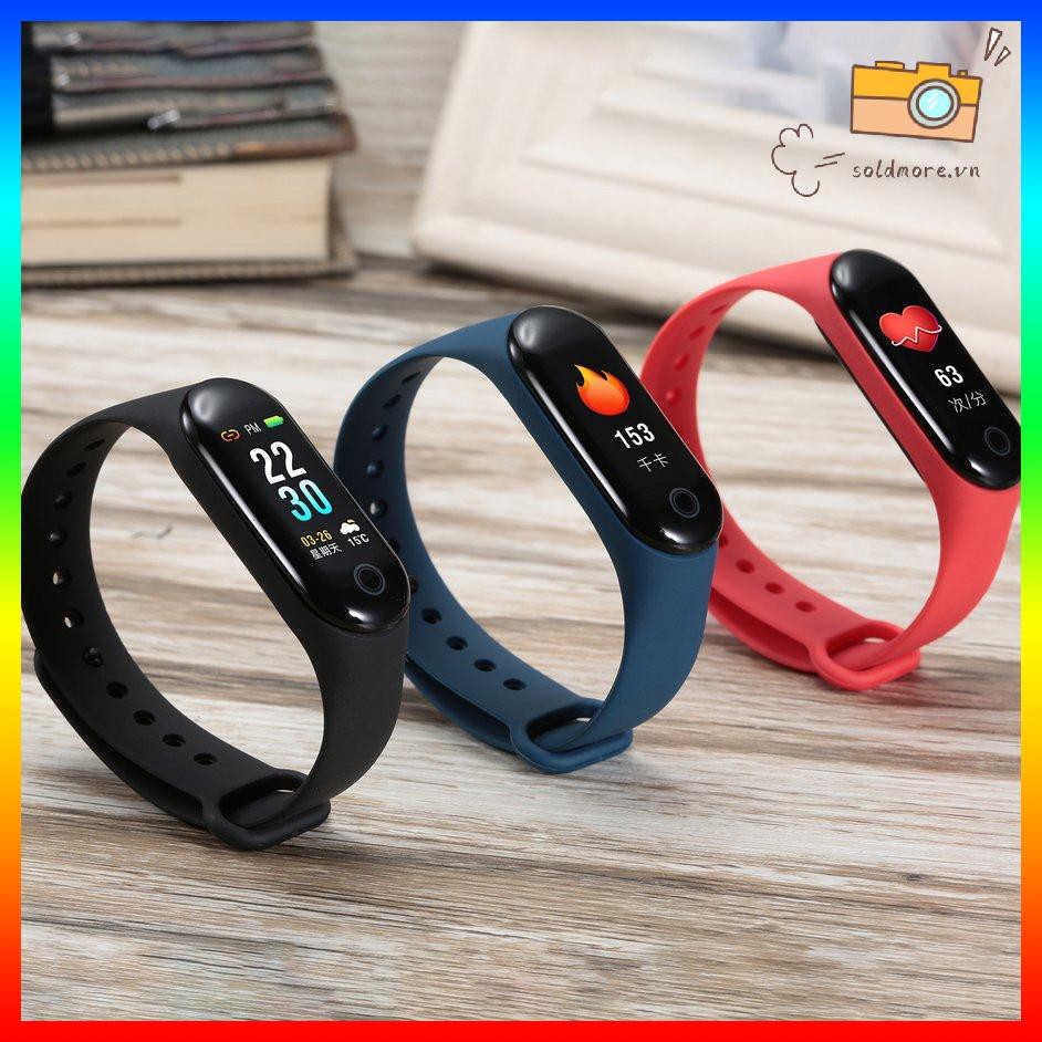 Đồng Hồ Đeo Tay Thông Minh M30 Đo Nhịp Tim Đa Năng Kèm Phụ Kiện