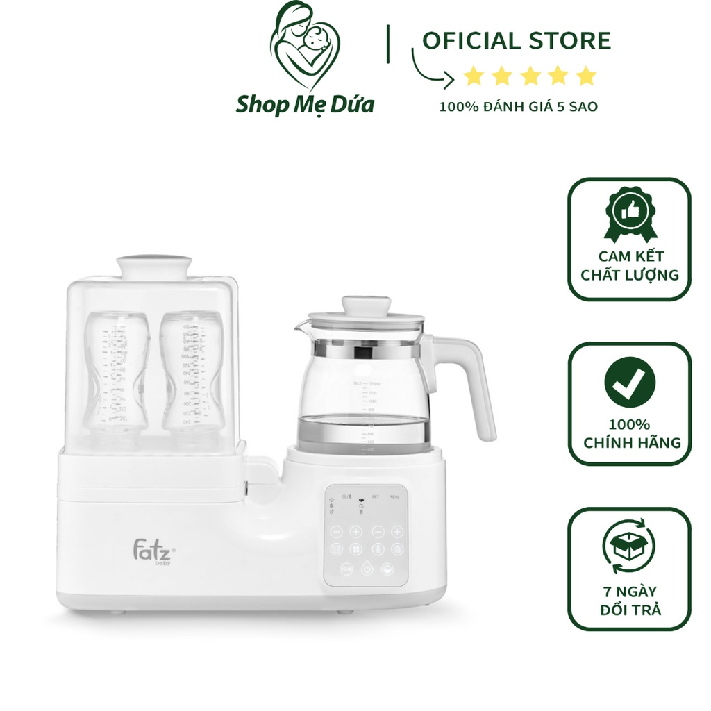 Máy Tiệt Trùng Bình Sữa Sấy Khô Hâm Sữa 11 Chế Độ Đa Năng Fatzbaby Multimax 3 Bảo Vệ Sức Khỏe Tiết Kiệm Thời Gian Mẹ Bỉm