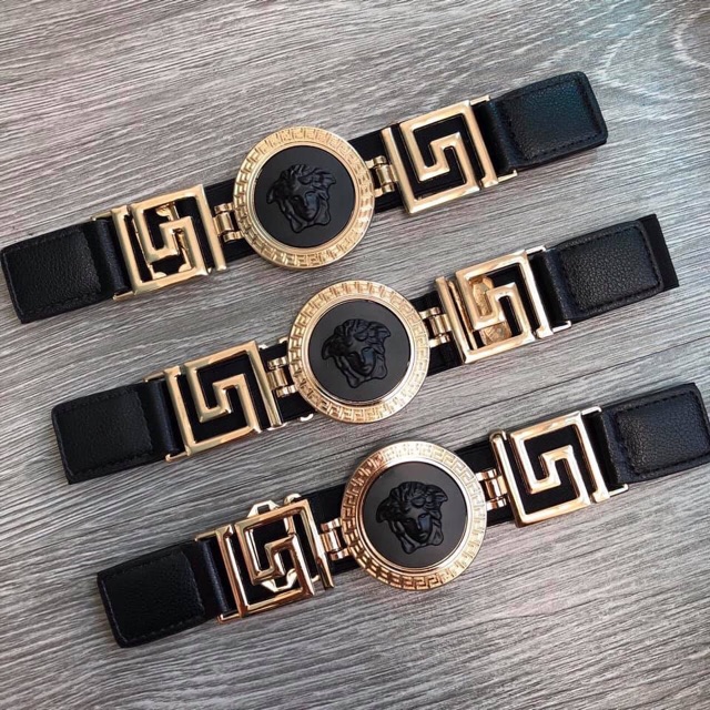 Belt Versace đen( Bảng 3cm)